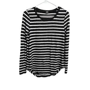 Old Navy Women’s Super Soft Lightweight Sweater XS Striped Black White
